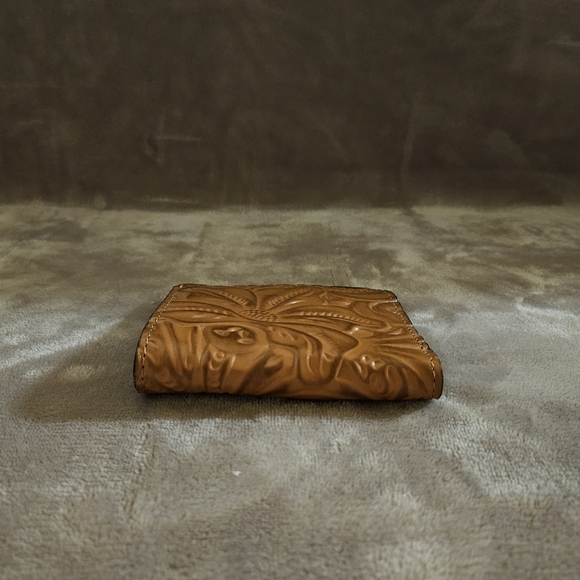 (2) Brown Patricia Nash Leather Bifold Wallets - Picture 5 of 12